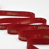 Constellation Greetings en polycoton 15 mm, imprimé rouge