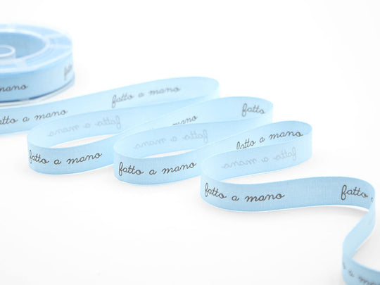 Polycoton 15 mm Fabriqué à la main Bleu bébé