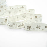 Tela Rustica Buon Natale 25 mm Beige